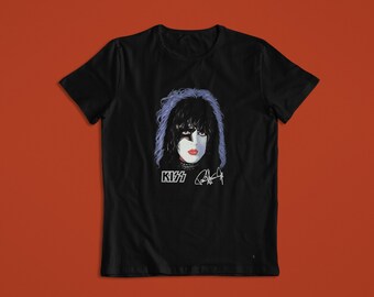 Paul Stanley KISS Rock Band Tribute CD Music Black T-Shirt TShirt Tee Size S-3XL