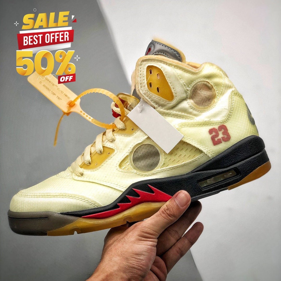 aj5 off white sail stockx