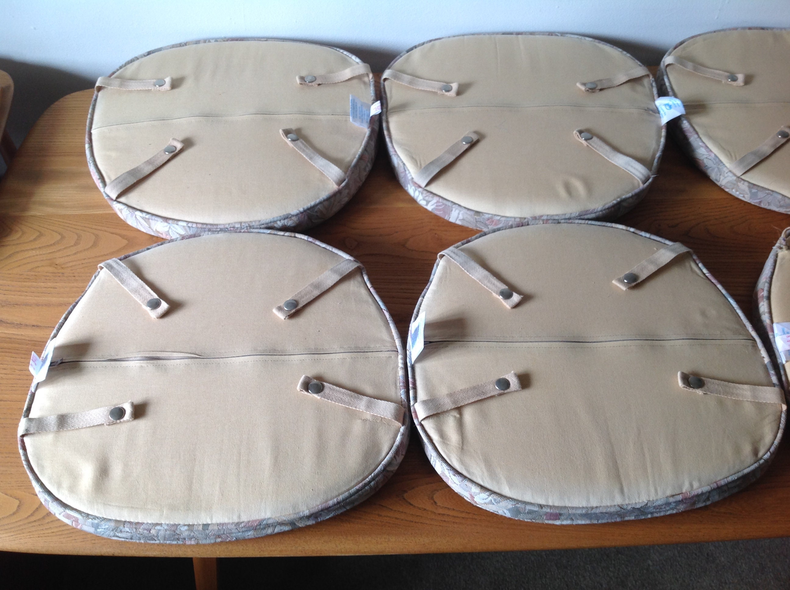 Set of six Ercol Windsor Chair seat base cushions in good Etsy