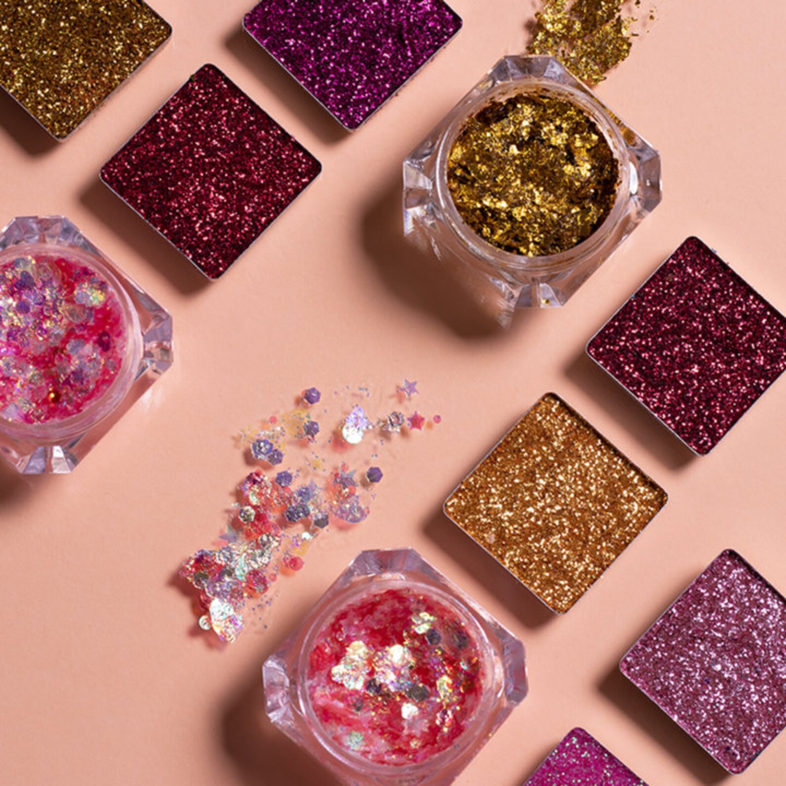 Glitter Twinkle Eyeshadow Palette Festival Tik Tok Palette Etsy