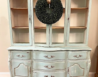 Sold!! - French Provincial Hutch - Available Inventory in Photos