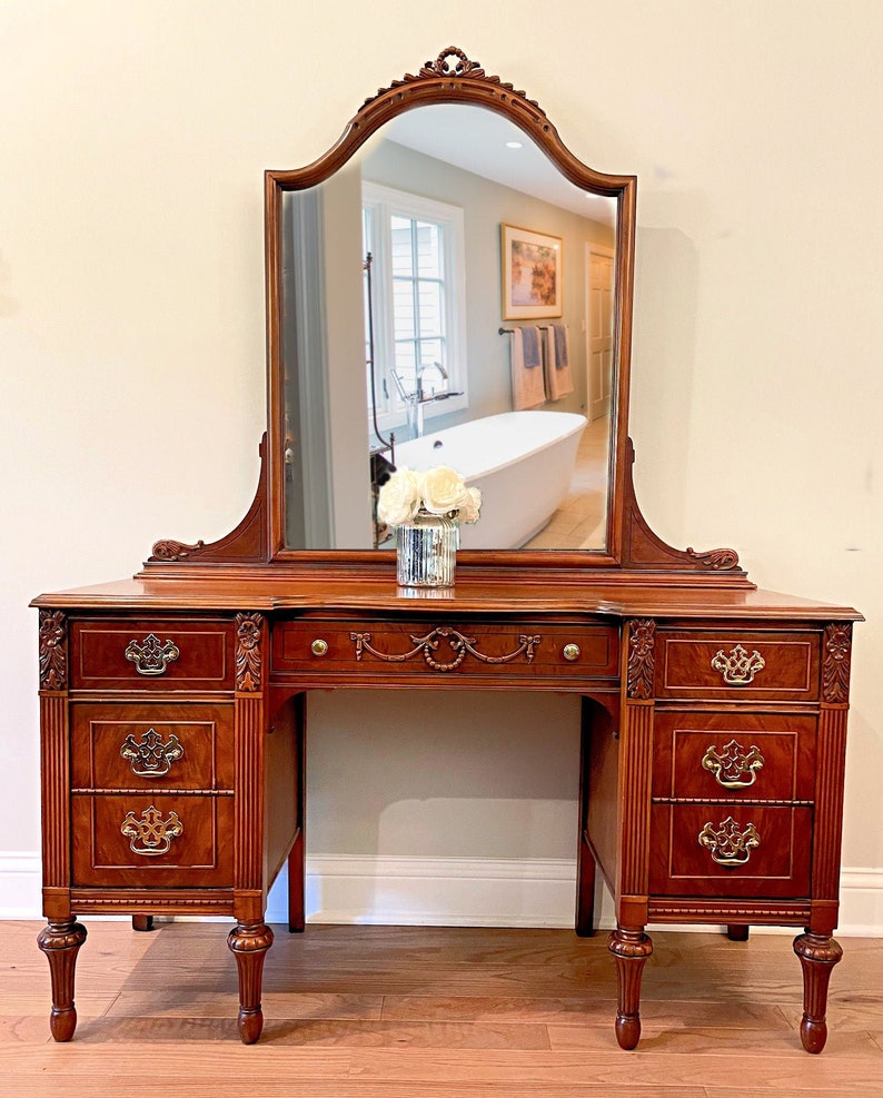SOLD Vintage Makeup Vanity 19011910 Etsy
