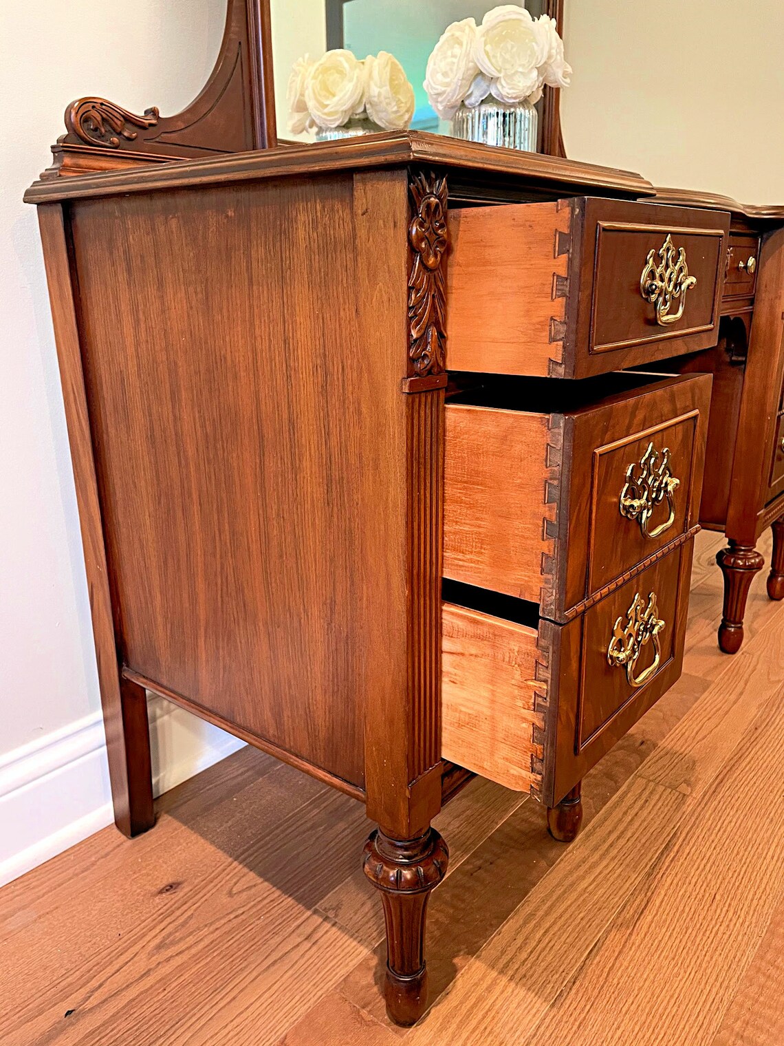 SOLD Vintage Makeup Vanity 19011910 Etsy