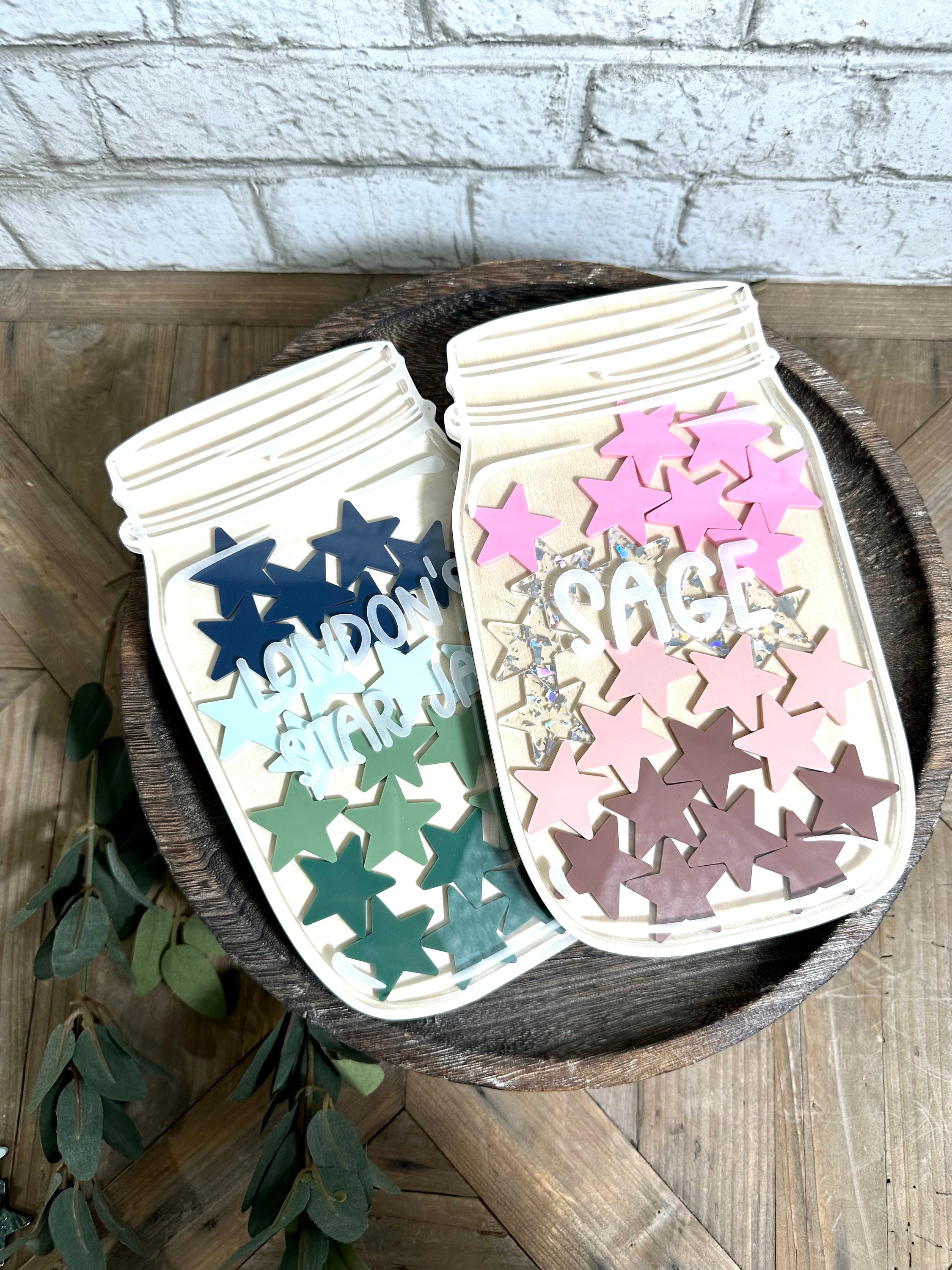 Personalized Reward Jar Magnetic Star Jar for Kids Learning Tool Toddler Potty Chart Classroom Management Rewards Jar Gift For Kids Star Jar