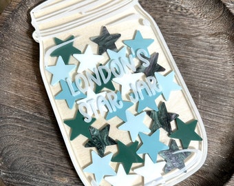 Magnetic Reward Jar Personalized Reward Jar for Kids Routine Chart Chore Chart Potty Chart Classroom Reward Jar Gift For Kids Star Jar