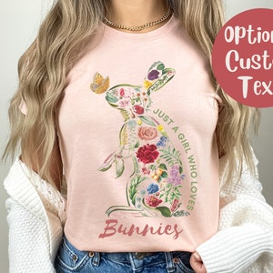 Easter Bunny Shirt, Custom Easter Tshirt, Personalized Easter Gift, Easter Family Shirt, Happy Easter Shirt, Womens Easter Shirt