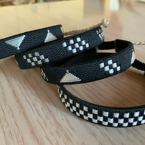Handmade Personalised named woven bracelet, custom bracelet, hand woven string bracelet