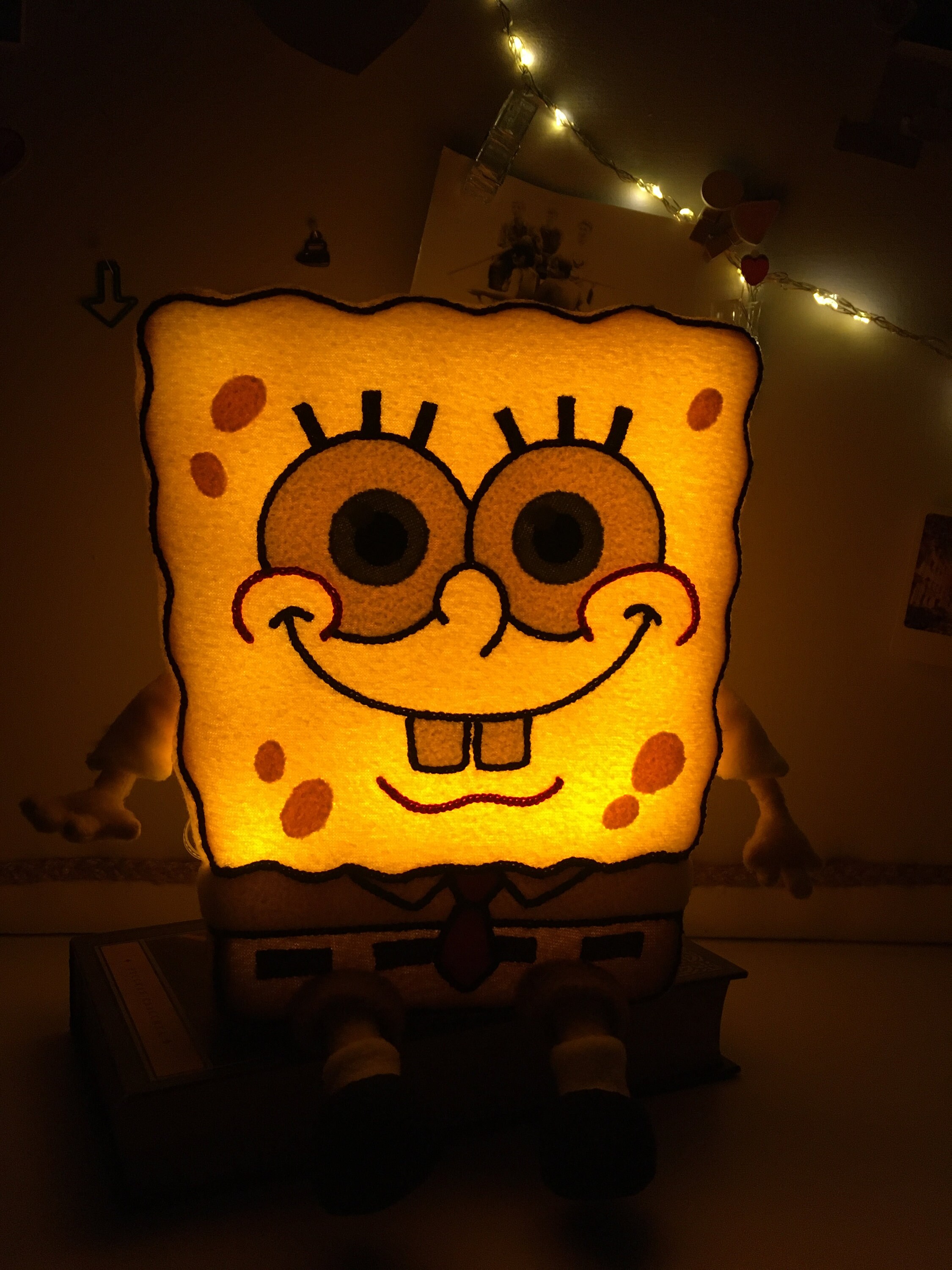 Night Light for Kidsroom Spongebob Squarepants Etsy