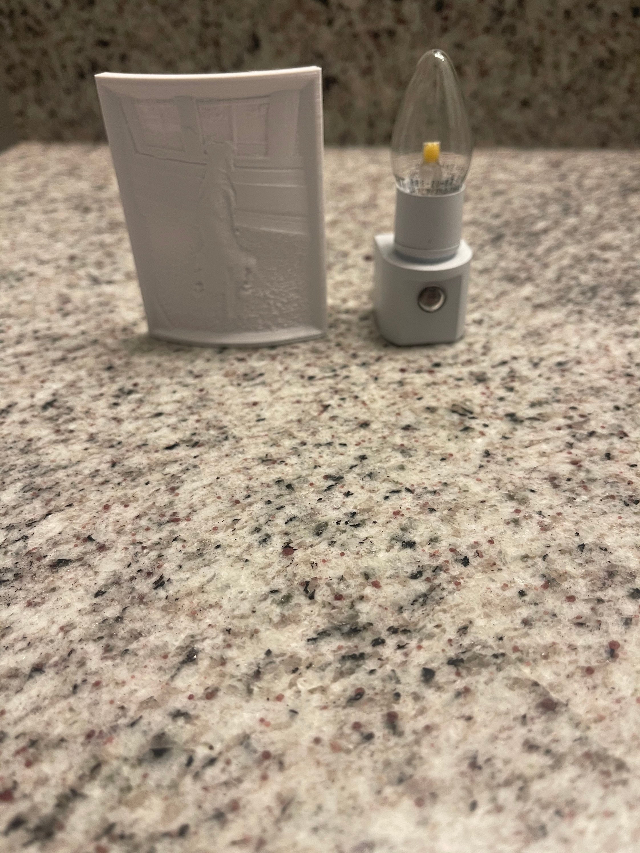 Custom 3D lithophane night light replacement Etsy