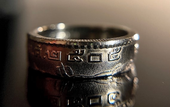 Thailand Coin Ring | Thai Baht Ring | Polished Finish Finish Version 1 | Hand Made Jewelry | Bangkok Ring
