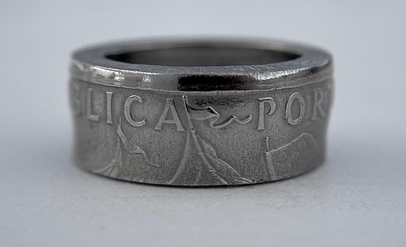 Portuguese Ring | Vintage Portugal Hand Made Coin Ring | Escudo Coin Ring Unisex | Anel Português | Gift from Portugal