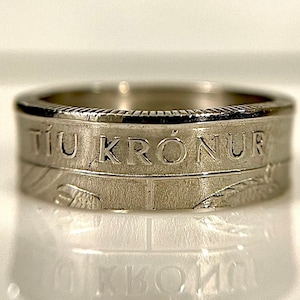 Iceland Coin Ring | Icelandic Handmade Coin Ring | Iceland Jewelry | Reykjavik Ring