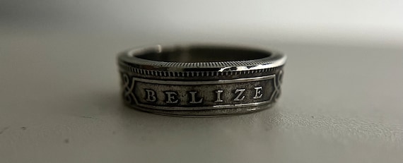 Belize Coin Ring | Hand Made Belizean Ring | Unisex Belize Jewelry