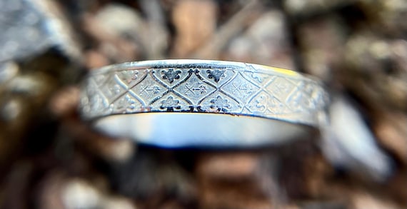 Saudi Arabia Coin Ring: Handcrafted Steel, King Salman Design