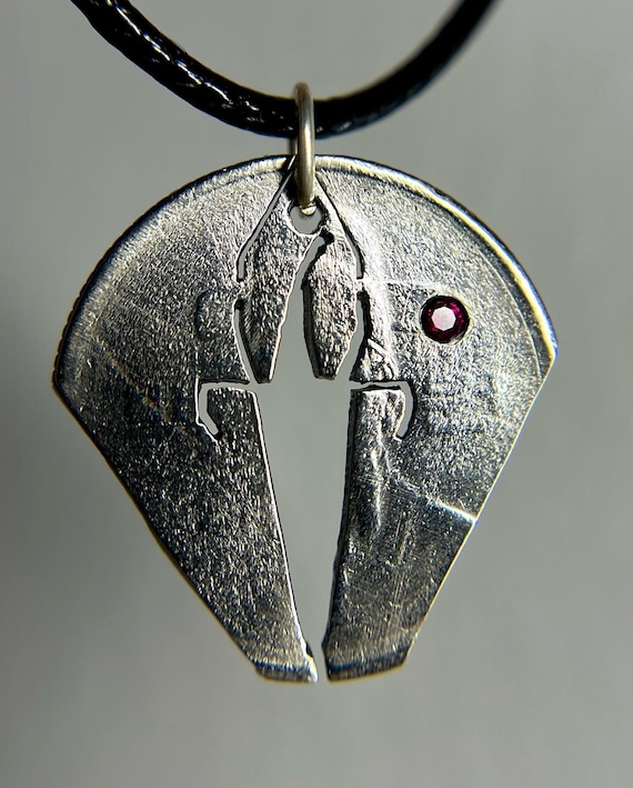 Vampire Pendant | Vampiric Sword and Ankh | Dark Energy | Vampyre Demonic Symbol