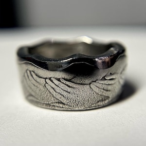 Australia Hand Ring | Australian Unity Coin Ring | Romantic Anniversary Gift | Australia 50 Pence Coin Ring Jewelry Piece.