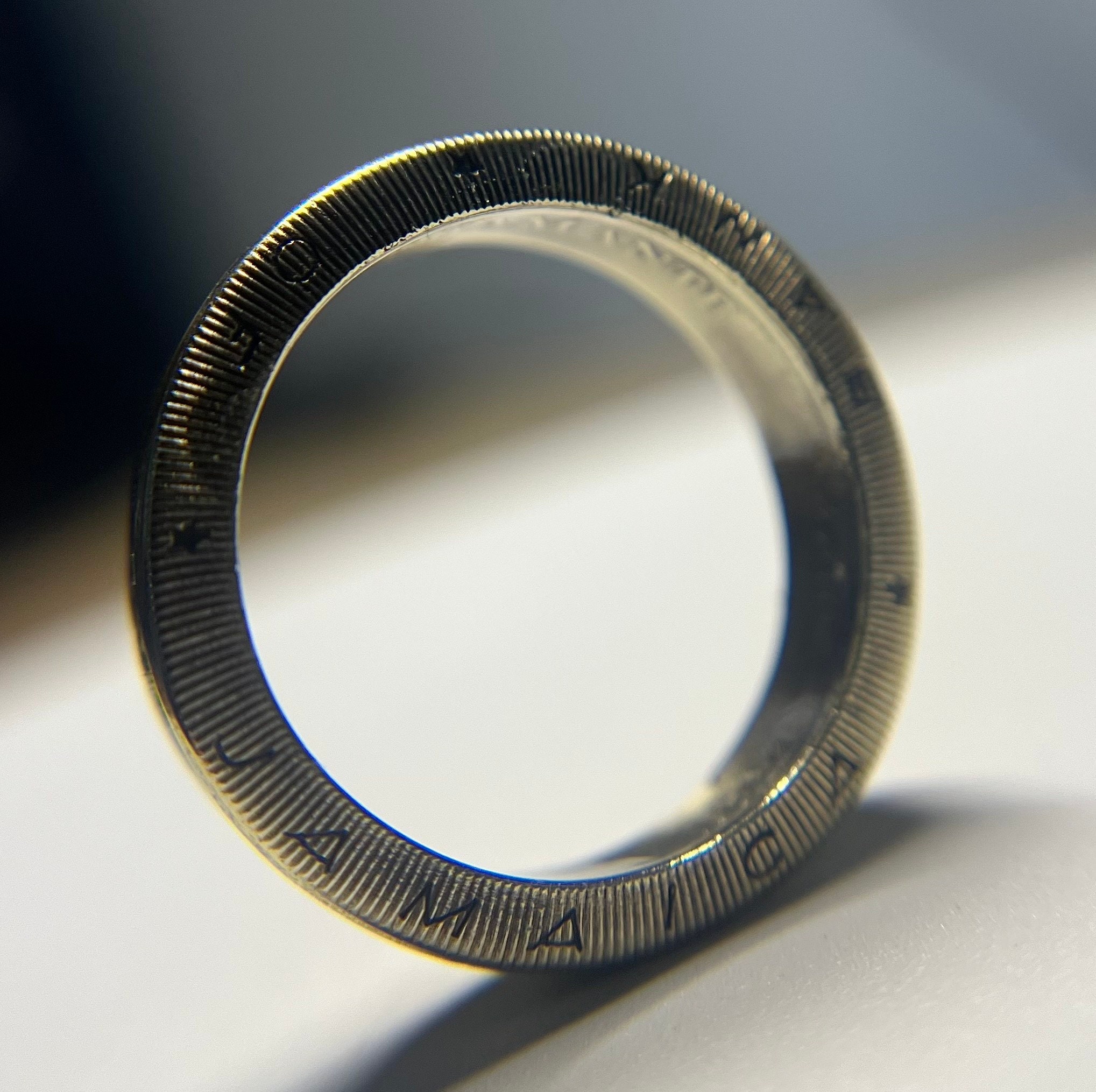 KINGSTON 12　ジャマイカ リング Vintage Jamaican Brass Coin Ring: Handmade Kingston Band - Etsy Canada