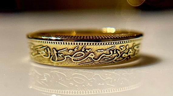 Egypt Vintage Ring | Egyptian Coin Ring | Cleopatra Gift from Egypt | Egyptian Jewelry | Hand Made