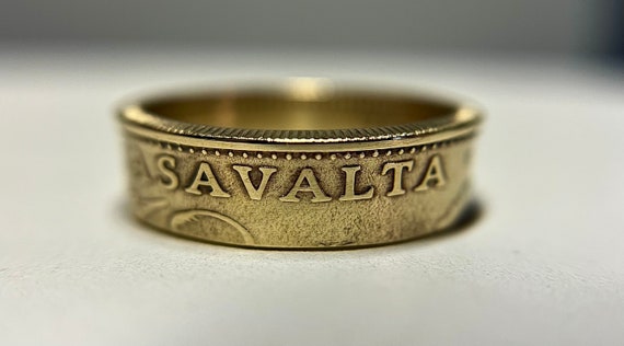 Finland Ring | Finnish Coin Ring | Finland Hand Made Ring | Suomen Kolikkosormus | Gift from Finland | Helsinki