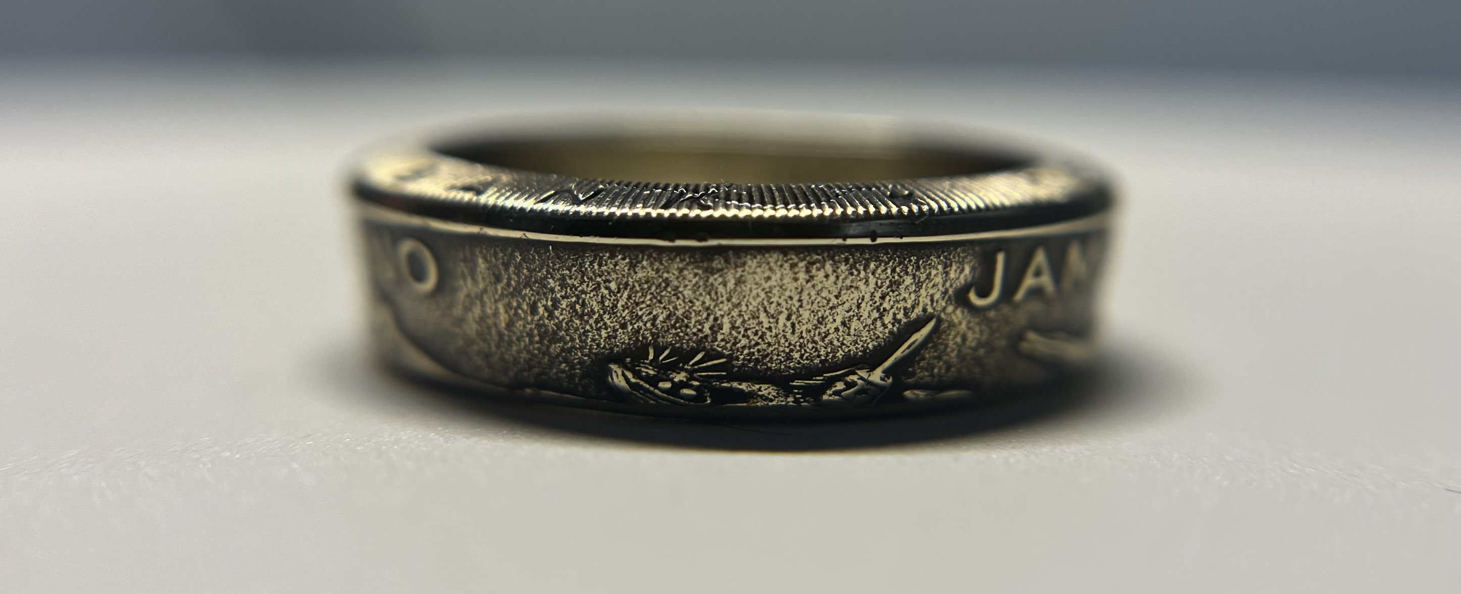 Vintage Jamaican Brass Coin Ring: Handmade Kingston Band - Etsy Canada