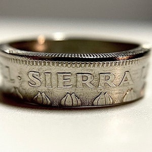Sierra Leone Ring | Sierra Leonean Vintage Hand Made Ring | African Band | Thin Unisex ring (Sizes 2-8)