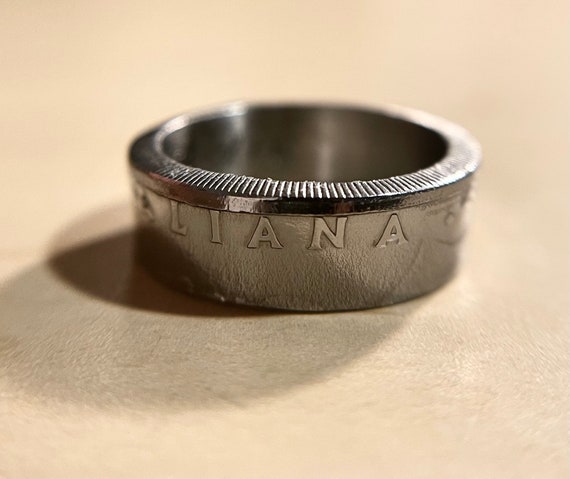 Italian Handmade Coin Ring Anello Moneta Italiana Italy Hand Made Jewelry Rome Ring