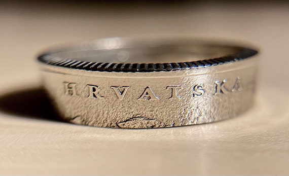 Croatia Vintage Ring | Croatian Coin Ring | Republika Hrvatska | Hrvatski Prsten | Hand Made Jewelry | Zagreb Ring | European Ring