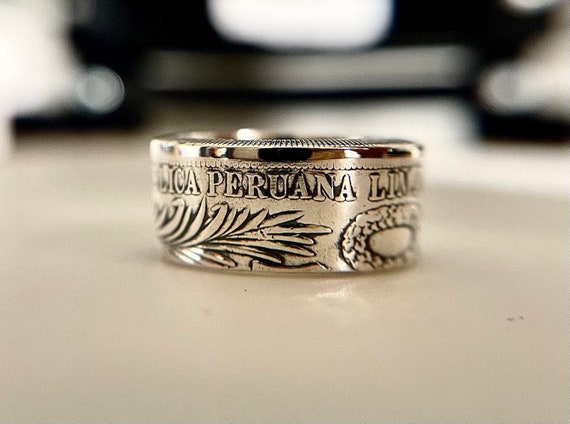 Peruvian Coin Ring | Anillo de Perú | Peru Coin Ring | Peruvian Jewelry | Hand Made | Lima Ring