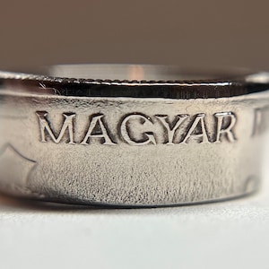 Hungarian Ring | Hungary Coin Ring | Magyar Ring | Hand Made Coin Ring | European Vintage Ring | Gift from Hungary