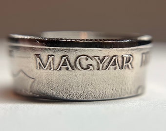 Hungary Coin Ring | Magyar Ring | Hand Made Coin Ring.