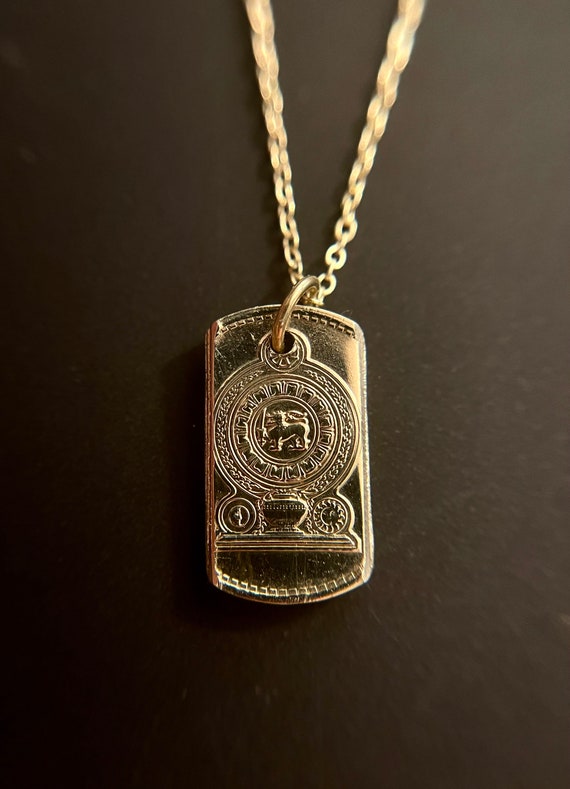 Sri Lanka Coin Necklace | Sri Lankan Hand Made Jewelry | 5 Rupees