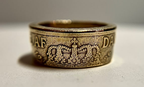 Denmark Coin Ring | Denmark Handmade Coin Ring | Danmarks Ring Jewelry | Copenhagen Ring