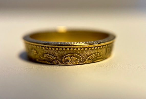 Spanish Ring | Spain Coin Ring Peseta | Anillo de España | Spanish Jewelry Peseta Ring | Hand Made Gift from Spain