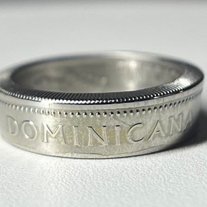 Dominican Ring | Dominican Republic Coin Ring | Dominica DR Coin Ring | Handmade Ring | Anillo de la República Dominicana | Gift from DR