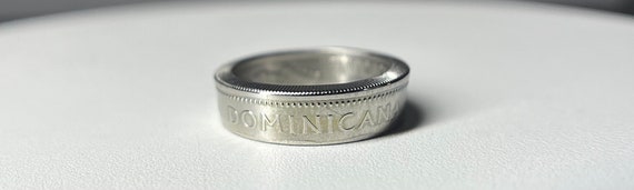 Dominican Republic Ring | DR Coin Ring | Handmade Ring | Anillo de la República Dominicana