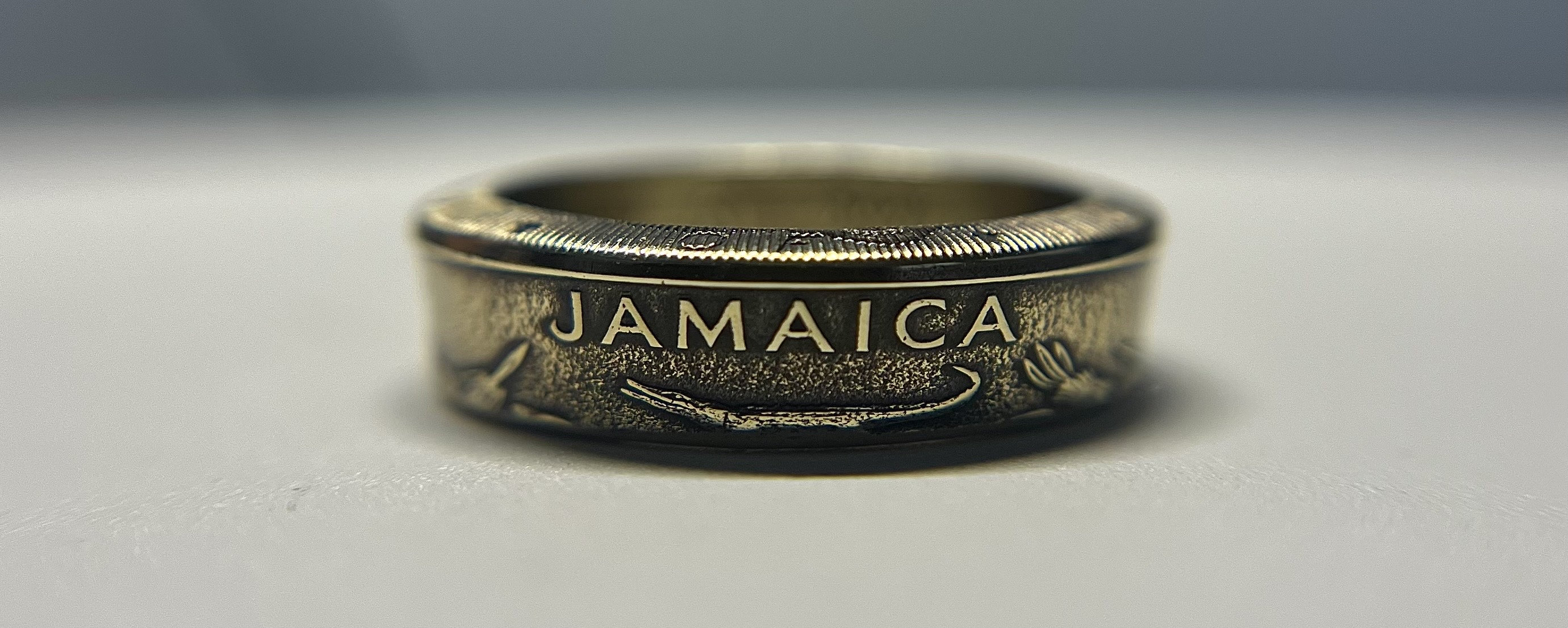 Vintage Jamaican Brass Coin Ring: Handmade Kingston Band - Etsy Canada