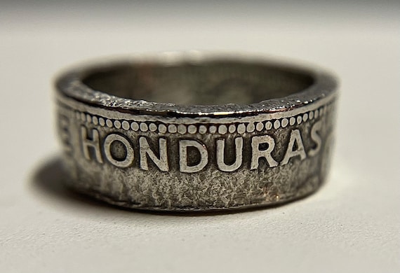 Honduran Coin Ring | Hand Made Ring From Honduras | Honduran Jewelry | Anillo De Honduras