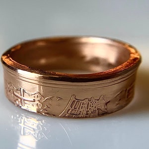 Japanese Ring | Japan Coin Ring Nippon Asian Ring | Coin 10 Yen Ring | Japanese Coin Ring Handmade Jewelry | Gift from Japan | Tokyo Ring