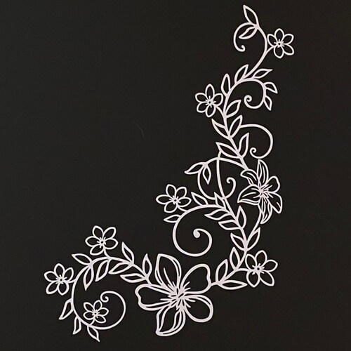 Long Stem Rose Vinyl Decal Sticker - Garden Flower For Car, Wall, Tile (R-03) By Best Vinyl Sticker