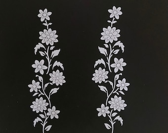 Flower Vine Vinyl Decal Stickers: Car Window Laptop Accessories