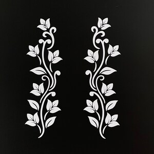 Flower Vine Decal Stickers for Cars, Motorcycles, Laptop Sticker, Windows Decals, Car Decals for Women, Girly Car Accessories, Vine Stickers