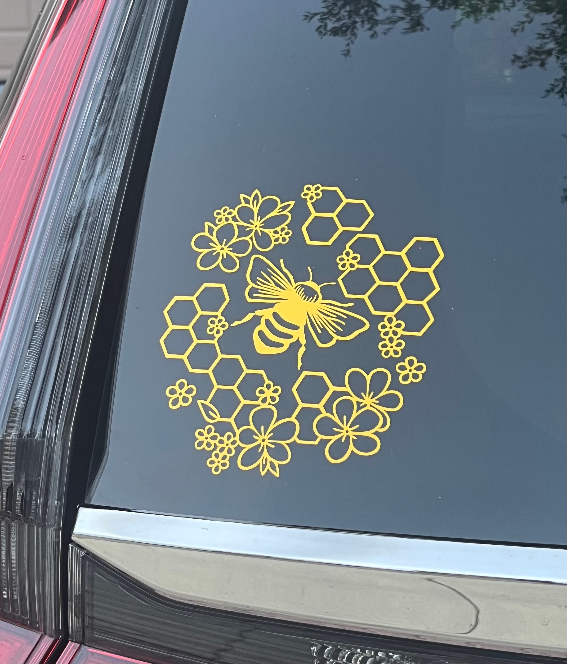 Bumble Bee Decal Sticker for Car, Car Decals for Women, Bee Lover Gift ...