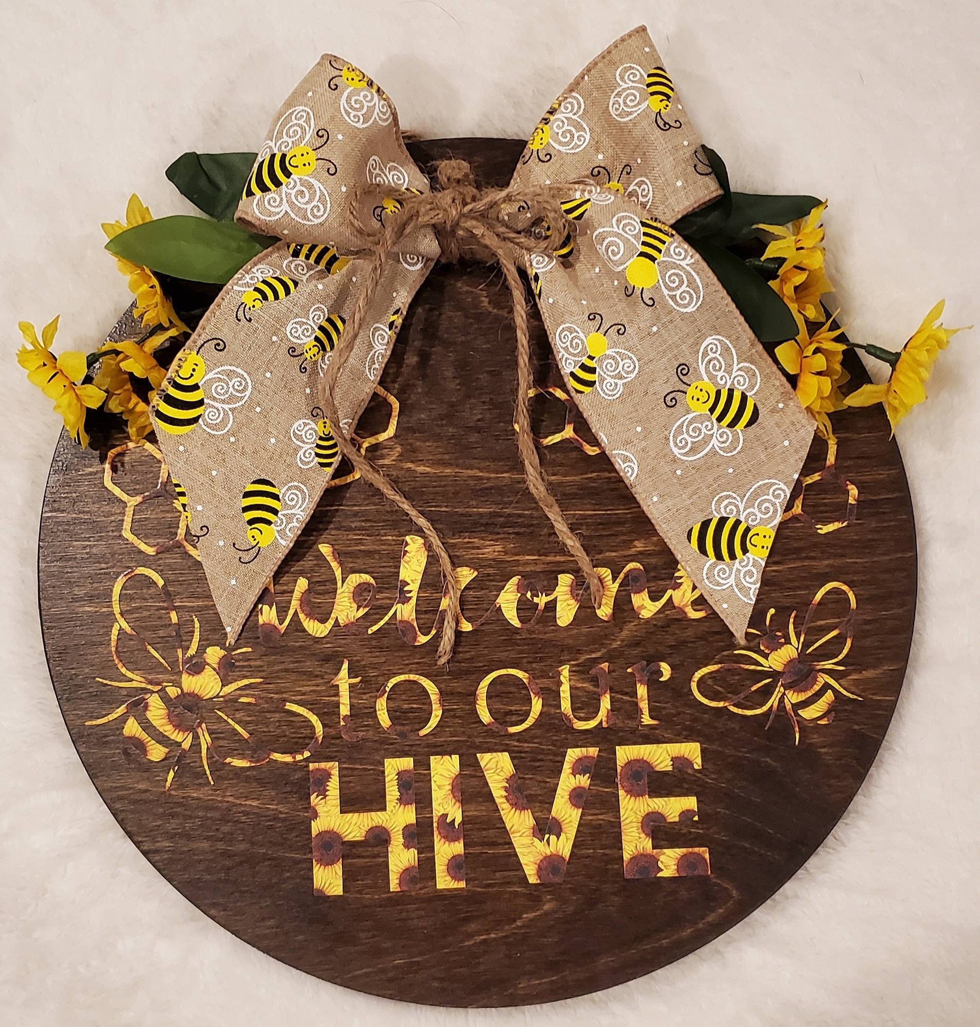 12 Inch Round Wooden Hanging Sign - Etsy