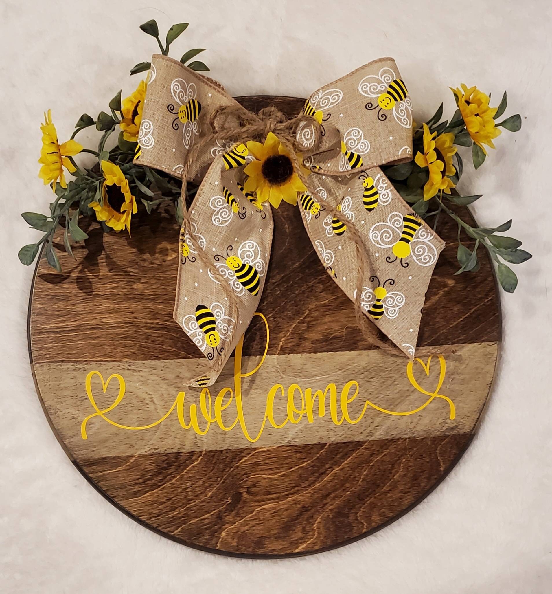 12 Inch Round Wooden Hanging Sign - Etsy