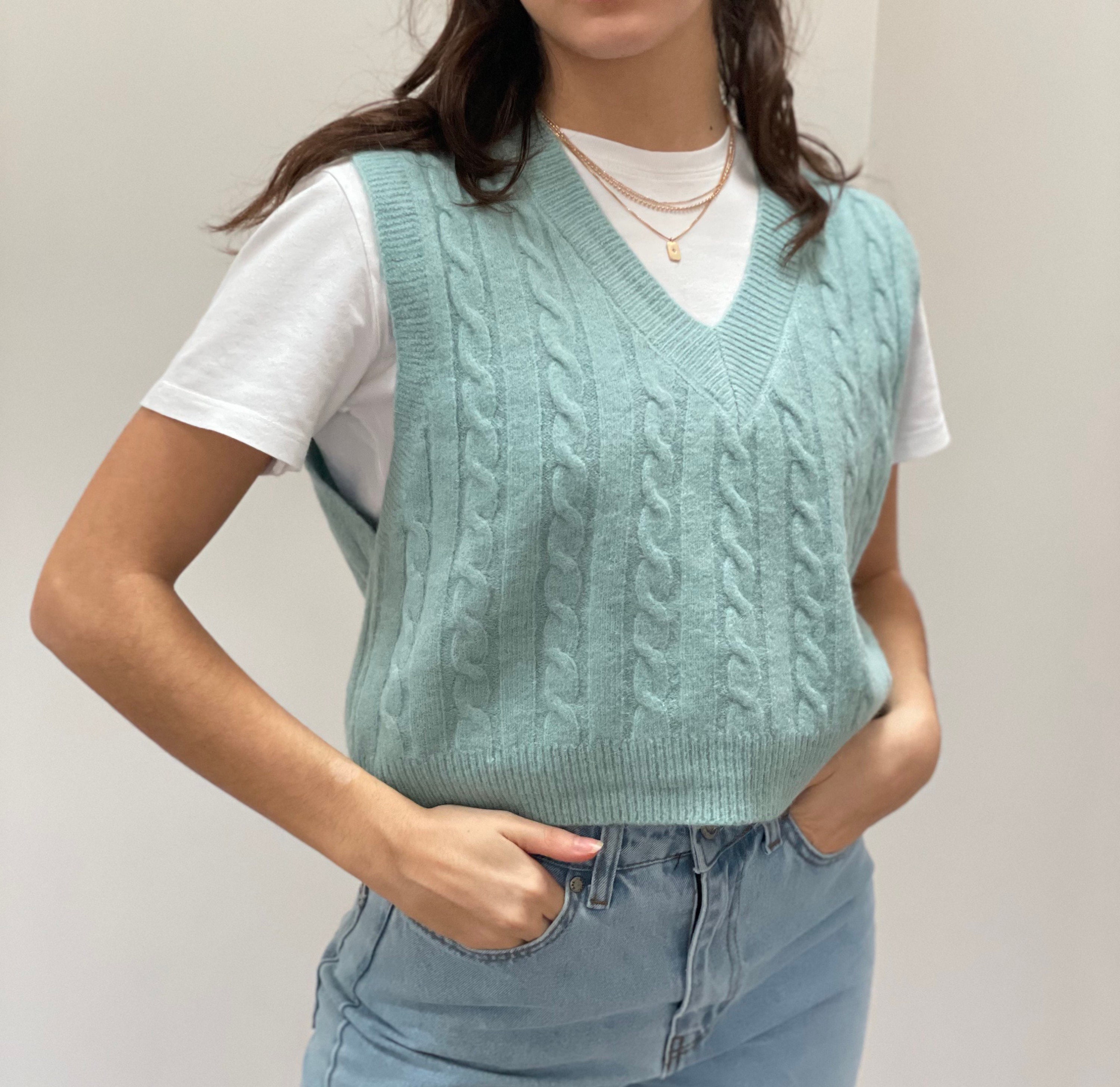 Mint Green Sweater - Etsy