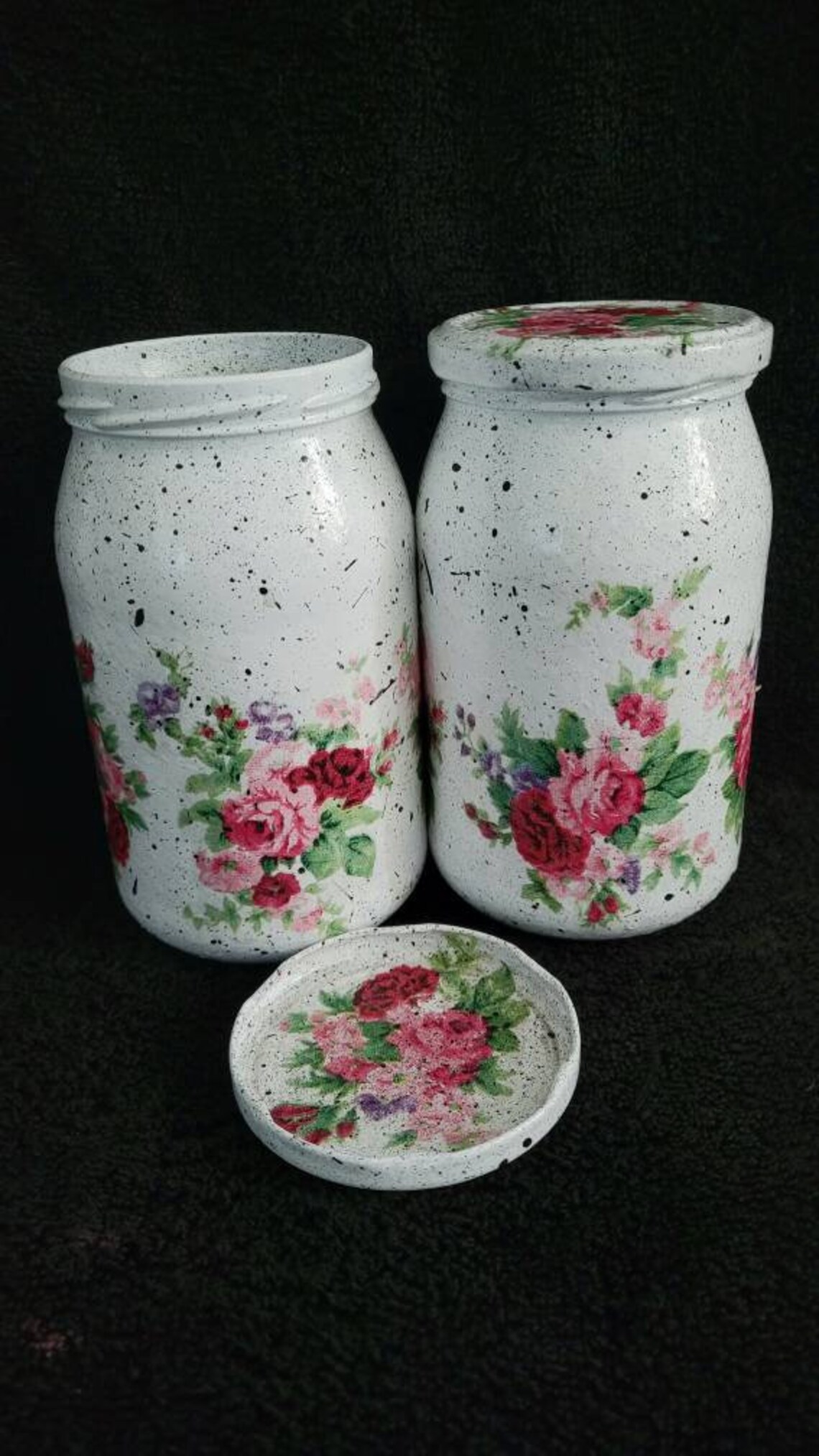 Jar's decoupage handmade Etsy