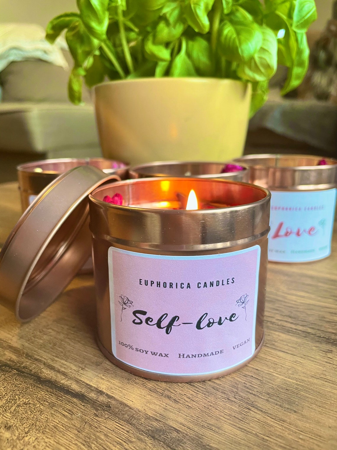 Selflove Candle Positive affirmation candle positive energy Etsy