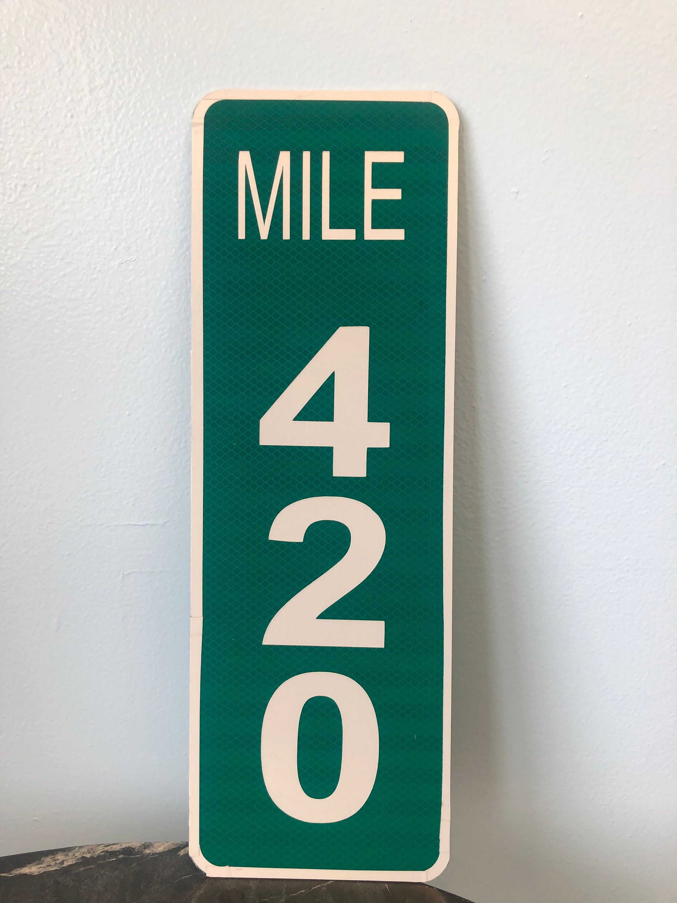 420 Mile Marker Sign Etsy