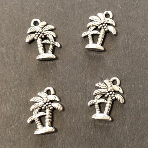 Palm Tree Keychain, Palm Tree Key Chain, Palm Tree Keyring, Palm