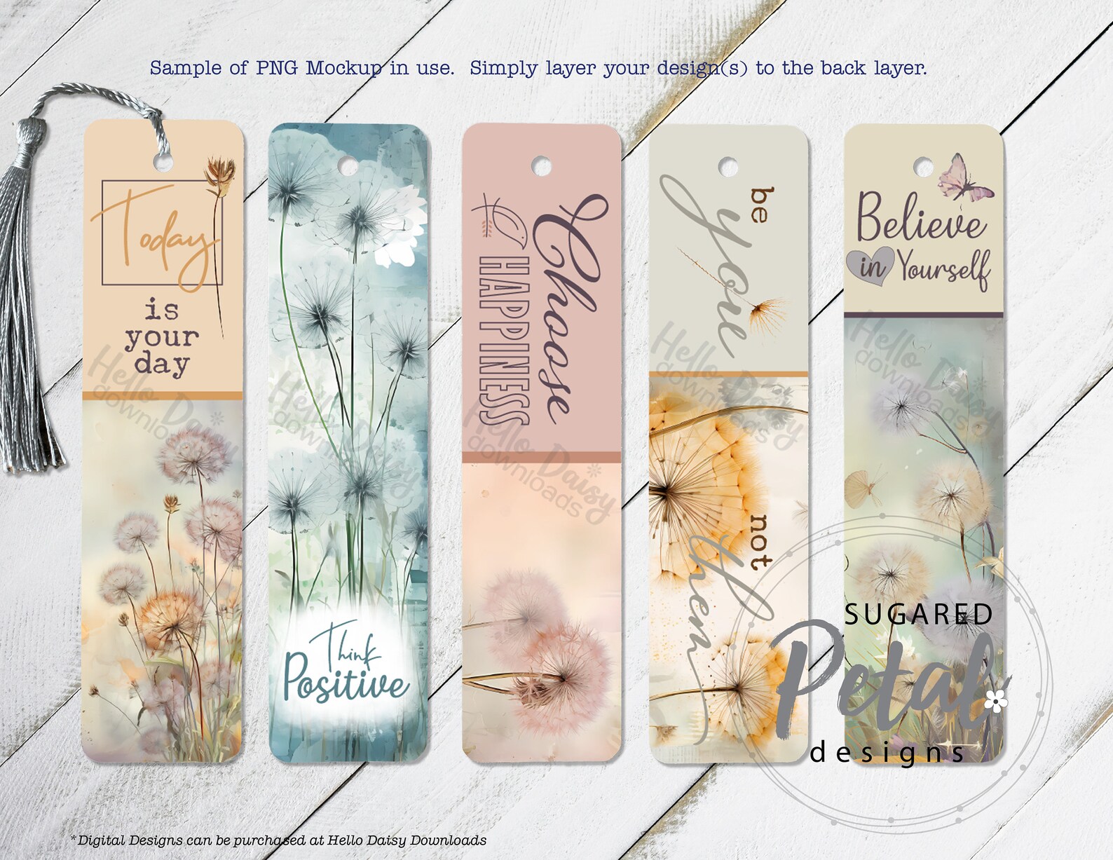 Mockup 5 Bookmark | Digital Download JPG & PNG Aluminum Bookmark | Easy ...